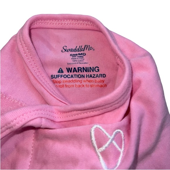 Newborn Baby Girl Swaddle Me Swaddles Set of 3 Zip Up Wrap Sleep Sack - Picture 6 of 8